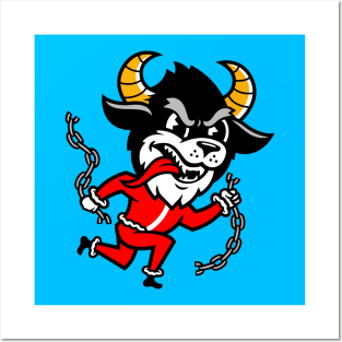 Krampus Mascot Logo Posters and Art